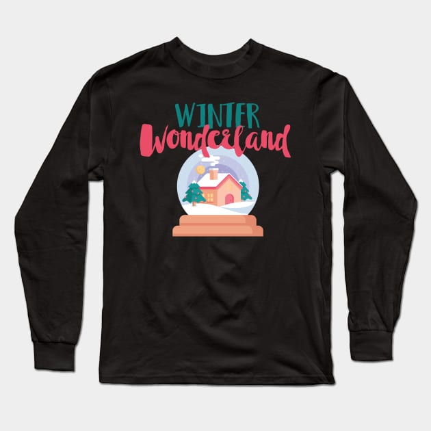 Winter Wonderland Long Sleeve T-Shirt by TeesByKimchi